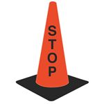 Lettered Traffic Cones - Stop